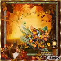 BOUQUET D'AUTOMNE - Free animated GIF