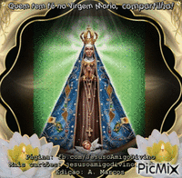 Quem tem fé na Virgem Maria, compartilha! Animated GIF