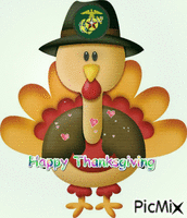 Happy Thanksgiving - GIF animate gratis