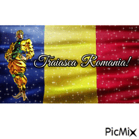 romanian dio brando romania flag - GIF animate gratis