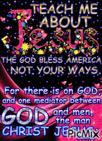 JESUS IS THE WAY TO PEACE AND LOVE! - Gratis animerad GIF