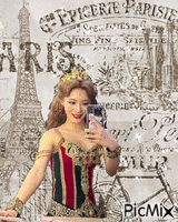 Stage Meg Selfie - GIF animé gratuit