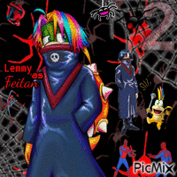 Lemmy as Feitan アニメーションGIF