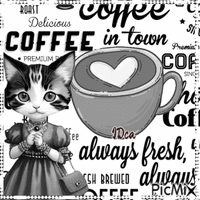 Coffee in town animuotas GIF