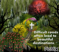 difficult roads - GIF animé gratuit