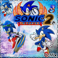 Sonic animovaný GIF