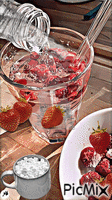 Combinaciones con fresas animovaný GIF