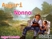 auguri nonno - Бесплатный анимированный гифка