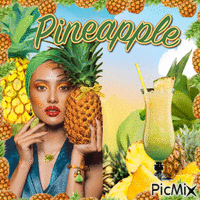 pineapple анимированный гифка