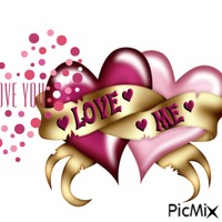 Love me - Darmowy animowany GIF