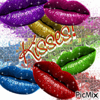 kisses - GIF เคลื่อนไหวฟรี