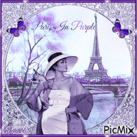 Paris In Purple----Contest - Nemokamas animacinis gif