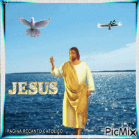 jesus cristo animēts GIF