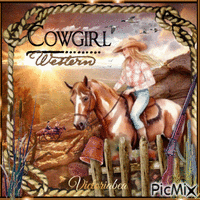 Cowgirl - Free animated GIF