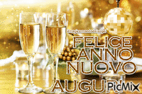 felice anno nuovo auguri - Бесплатный анимированный гифка