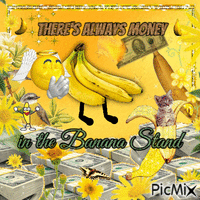 There's Always Money in the Banana Stand анимированный гифка
