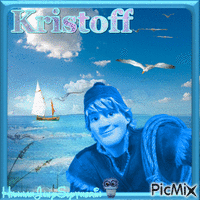 Blue Kristoff animovaný GIF