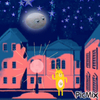 street lamp animovaný GIF