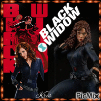 Black Widow - GIF animé gratuit