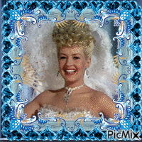 BETTY GRABLE  PINUP анимиран GIF