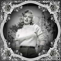 Marilyn Monroe, Actrice, Chanteuse américaine animeret GIF