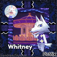 {Animal Crossing - Whitney Wolf} GIF animé