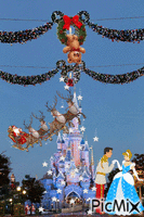 Noel Disneyland animirani GIF