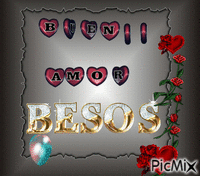 besos - Бесплатный анимированный гифка