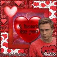 ♥William Moseley - A heart for you♥ - Gratis animeret GIF