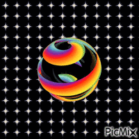 bola de cores - Besplatni animirani GIF