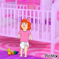 Baby and Inch GIF animata
