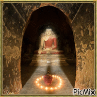 Buda - GIF animado grátis