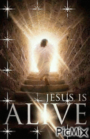Jesus is Alive - Darmowy animowany GIF