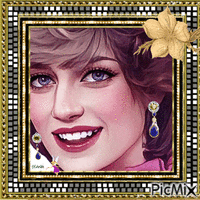 Pricesa Diana animovaný GIF