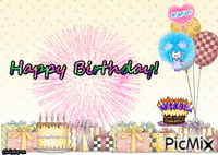 Happy birthday! - Ücretsiz animasyonlu GIF