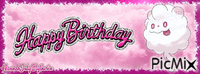 (Happy Birthday with Swirlix - Banner) GIF animado