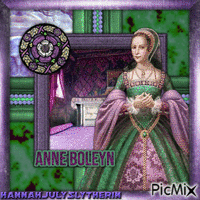 [♦♥♦]Anne Boleyn in Green & Purple Tones[♦♥♦]