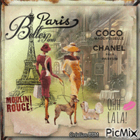 Paris par BBM GIF animé