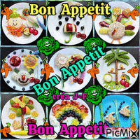 bon appétit animovaný GIF