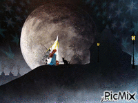 lune animovaný GIF