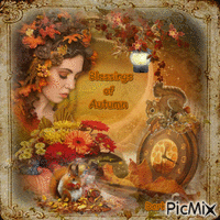 Blessings of Autumn Animiertes GIF