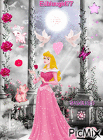 Princesse Aurore - Darmowy animowany GIF