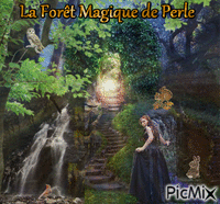 La Forêt Magique de Perle - GIF animé gratuit