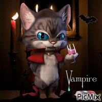 Vampire animasyonlu GIF
