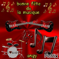 fete de la musique - Бесплатный анимированный гифка