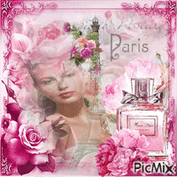 pink perfume - GIF animé gratuit