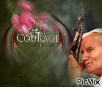 courage - GIF animado gratis