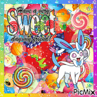 🍭 Sweet Shiny Sylveon 🍬 анимиран GIF