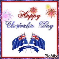 Happy Australia Day - GIF animasi gratis