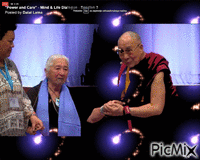 HH the Dalai Lama Dialogues GIF animata